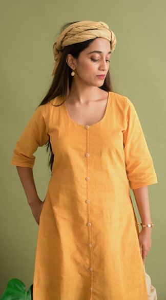 Yellow - Gold Mystic Kurta